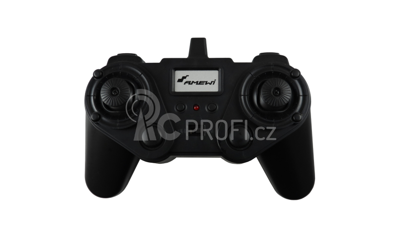 RC pásový profi bagr s kovovou lžící ACV 730, bílá