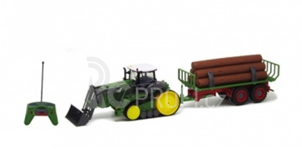 RC pásový traktor s přívěsem