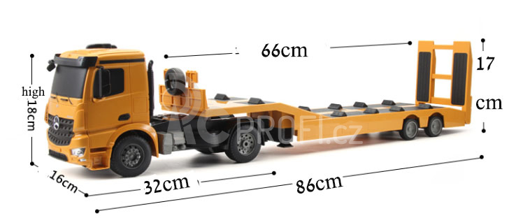 RC podvalník Double E Mercedes-Benz Arocs