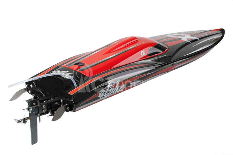 RC rychlostní člun Alpha 1000mm RTR brushless, červená