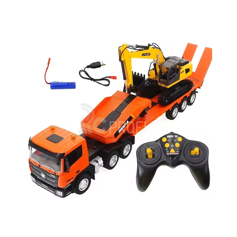 RC sada podvalníku a bagru 1:24
