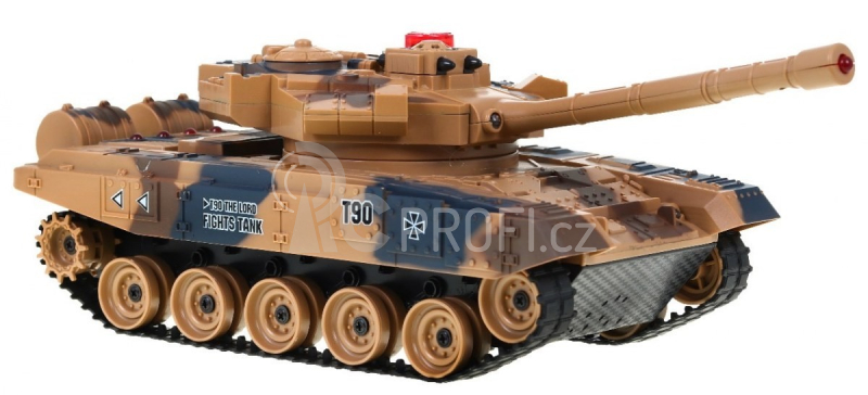 RC soubojový tank s kouřem T90