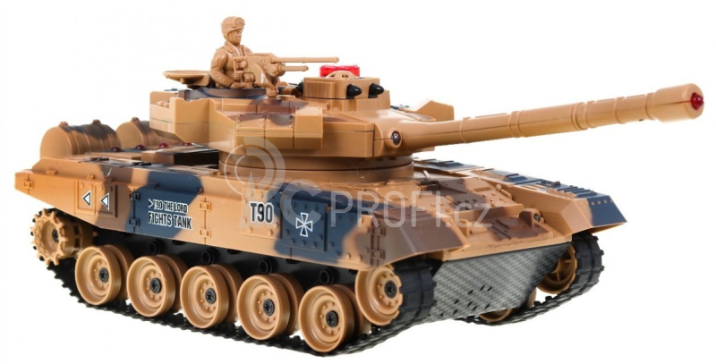 RC soubojový tank s kouřem T90