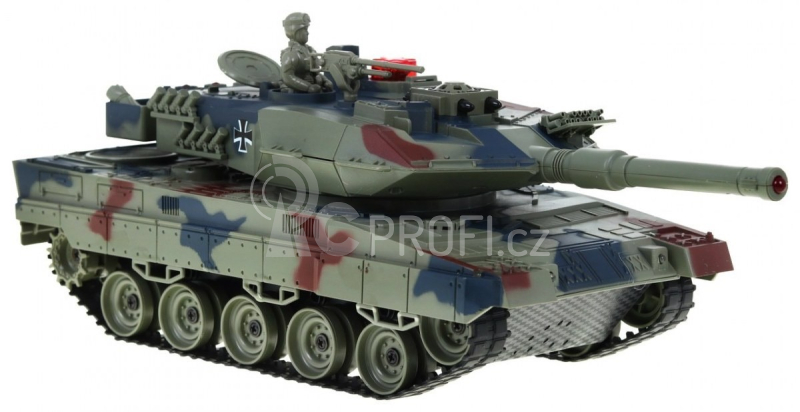 RC soubojový tank s kouřem Leopard 2A6
