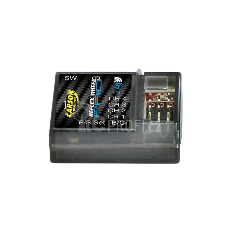 RC souprava Reflex Wheel Pro 3 2.4G s mini přijímačem + CS5 Servo