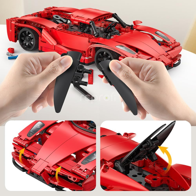 RC stavebnice Red Blade Sports Car