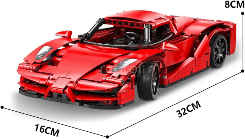RC stavebnice Red Blade Sports Car