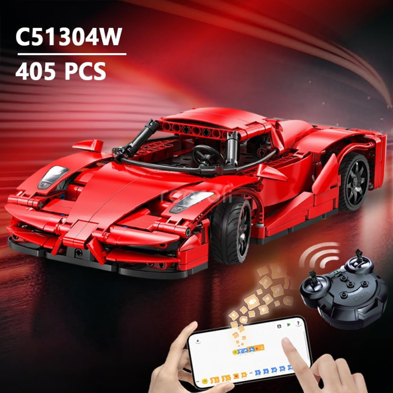 RC stavebnice Red Blade Sports Car