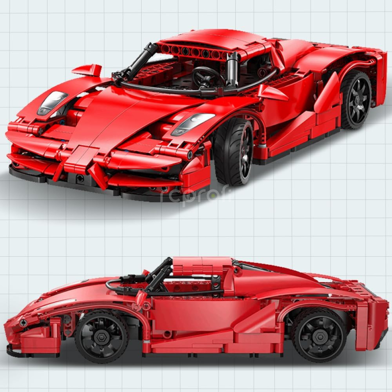 RC stavebnice Red Blade Sports Car