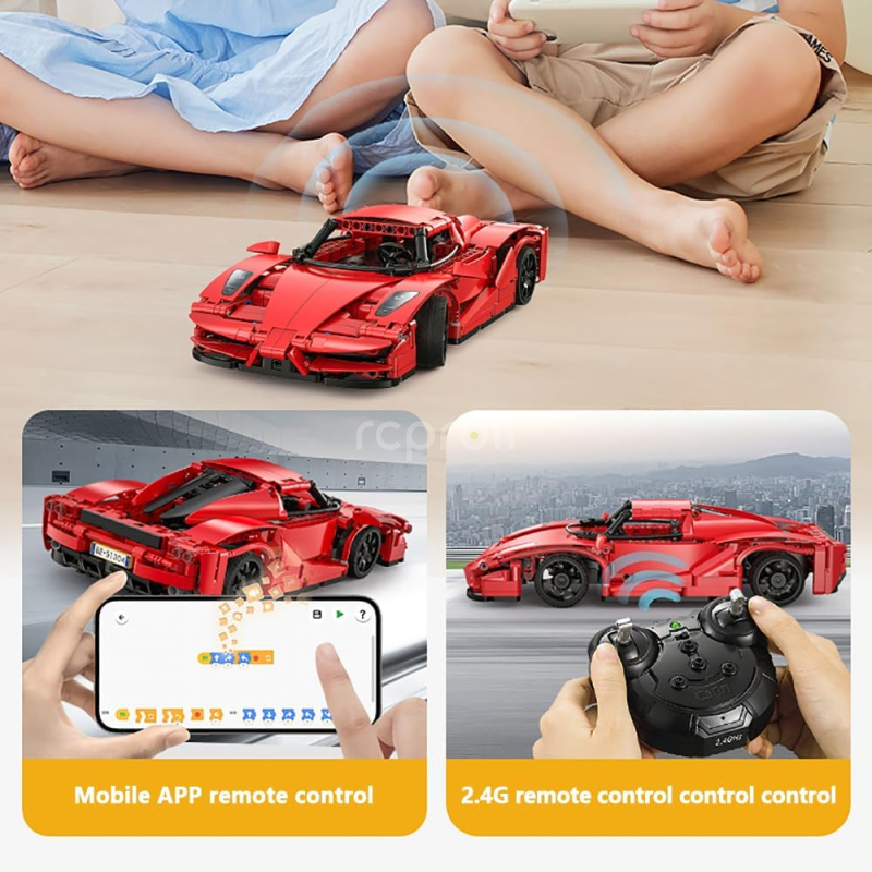 RC stavebnice Red Blade Sports Car