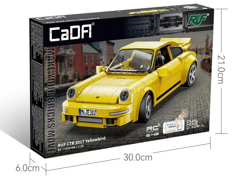 RC stavebnice RUF CTR 2017 Yellowbird