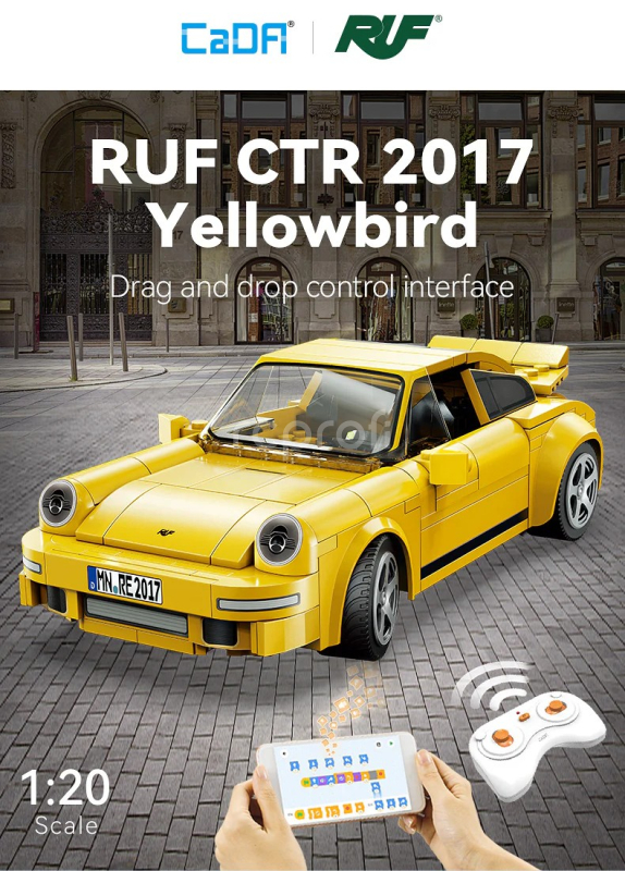 RC stavebnice RUF CTR 2017 Yellowbird