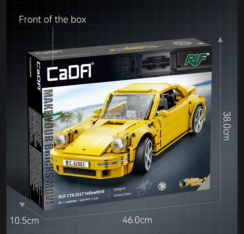 RC stavebnice RUF CTR Yellowbird