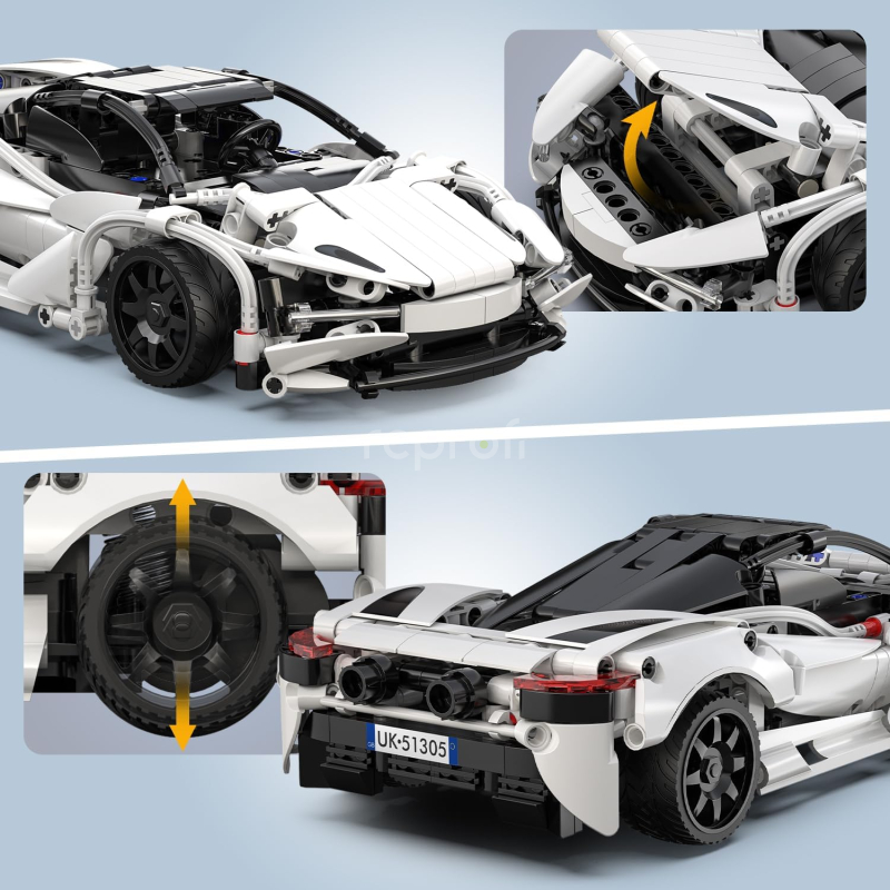 RC stavebnice Storming Sports Car