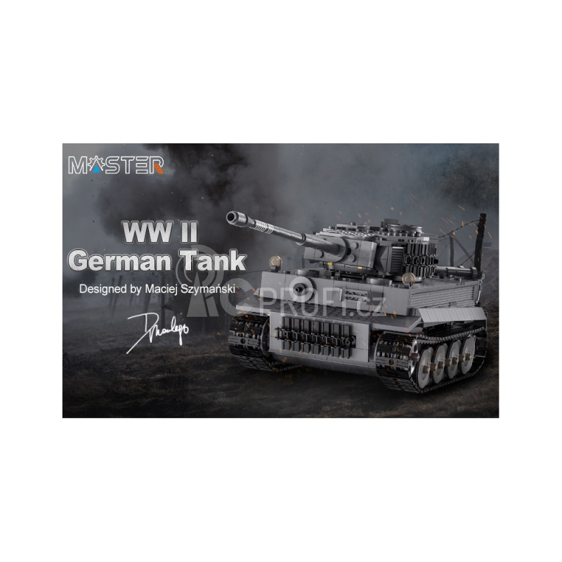 RC stavebnice Tank German Tiger