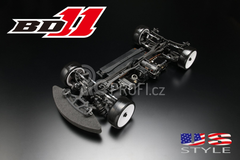 RC stavebnice Yokomo BD11 Touring Car, hliníkové šasi, US verze