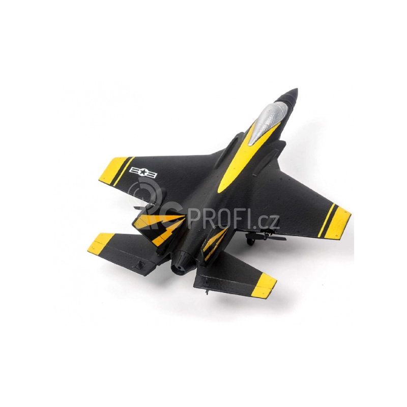 RC stíhačka Lockheed Martin F-35 6G Gyro, černá