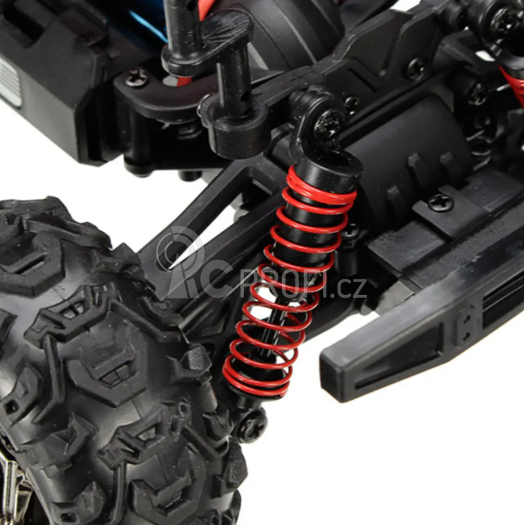 RC auto JEEP Subotech Brave, červená