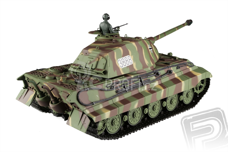 RC tank 1:16 German King Tiger (věž Porsche)