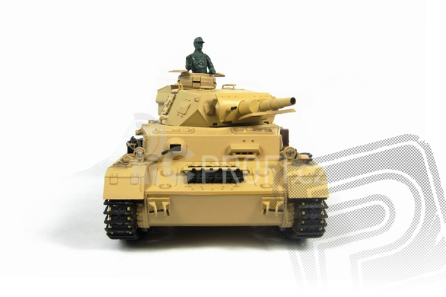 RC tank 1:16 Panzerkampfwagen IV Ausf. F-1 kouř. a zvuk. efekty