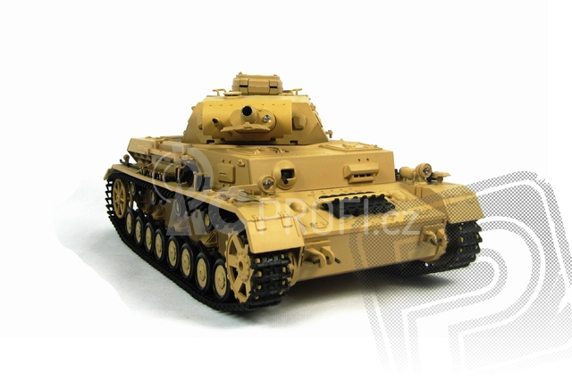 RC tank 1:16 Panzerkampfwagen IV Ausf. F-1 kouř. a zvuk. efekty