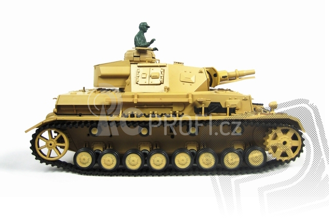 RC tank 1:16 Panzerkampfwagen IV Ausf. F-1 kouř. a zvuk. efekty