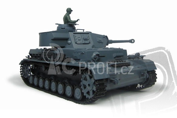 RC tank 1:16 Panzerkampfwagen IV Ausf. F-2 kouř. a zvuk. efekty