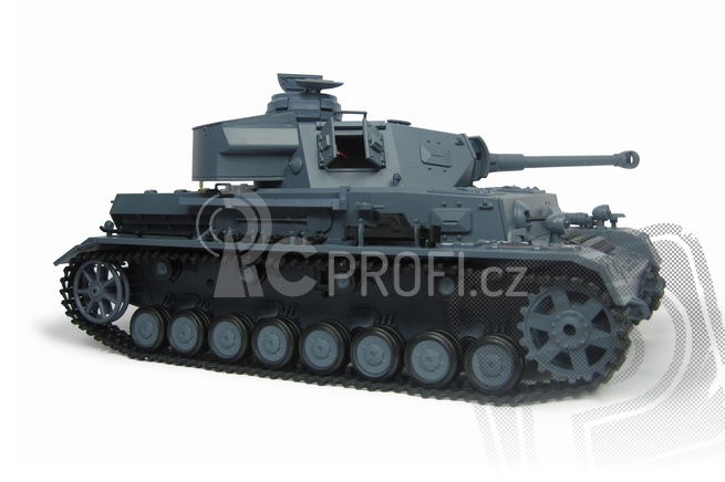 RC tank 1:16 Panzerkampfwagen IV Ausf. F-2 kouř. a zvuk. efekty