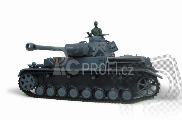 RC tank 1:16 Panzerkampfwagen IV Ausf. F-2 kouř. a zvuk. efekty