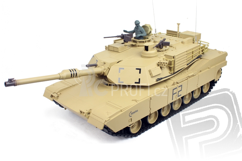 RC tank 1:16 U.S.M1A2 Abrams kouř. a zvuk. efekty