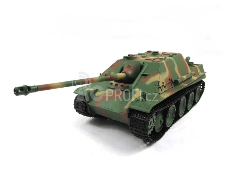 RC tank German JagdPanther 1:16 camo, BB IR