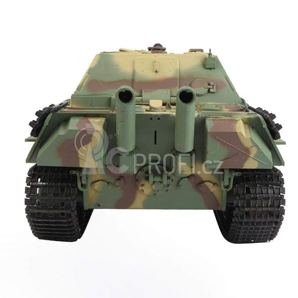RC tank German JagdPanther 1:16 camo, BB IR