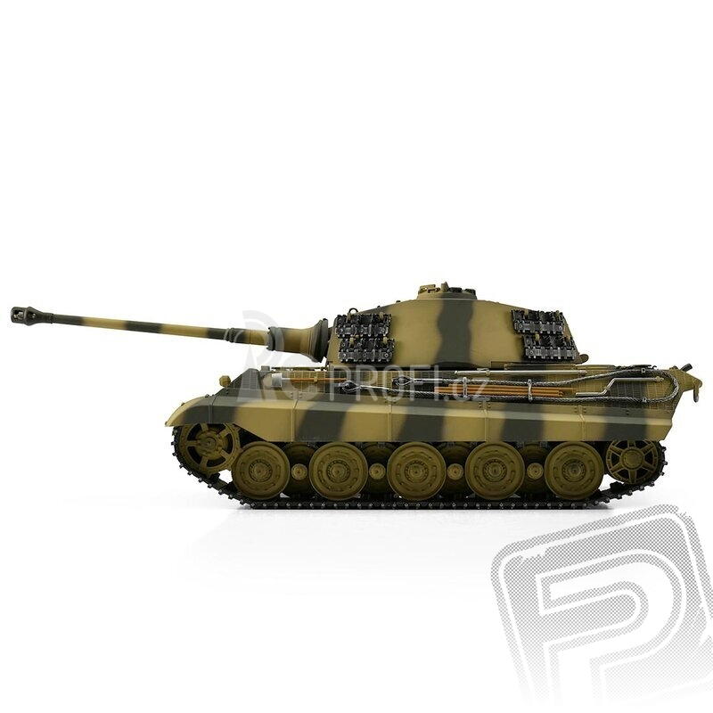 RC tank Kingtiger 1:16 IR, kamufláž