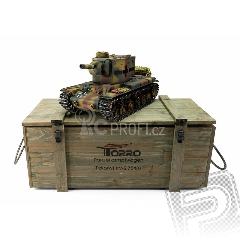 RC tank KV-2 754(r) 1:16 IR, kamufláž