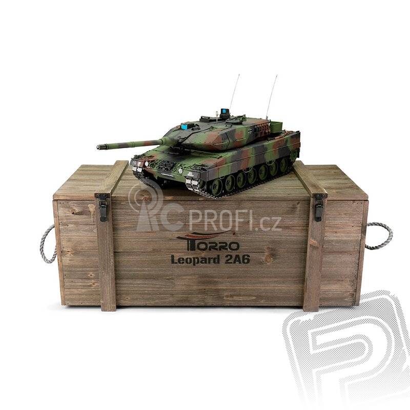 RC tank Leopard 2A6 1:16 IR, kamufláž