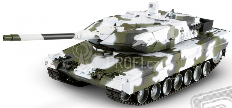RC tank Leopard 2A6 1:16  - zimní verze, 2,4GHz