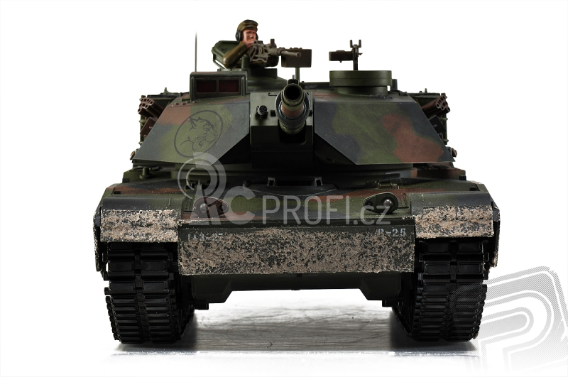 RC tank M1A1 Abrams 1:16, patinovaný