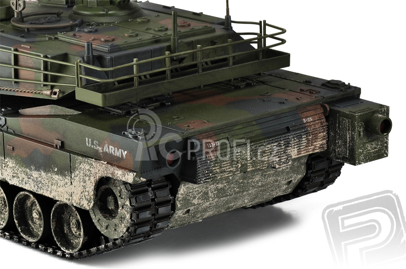 RC tank M1A1 Abrams 1:16, patinovaný