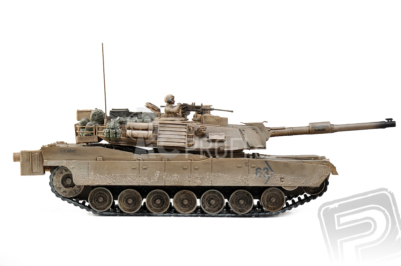 RC tank M1A2 Abrams 1:16, patinovaný