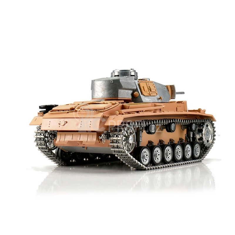 RC tank PzKpfw III. 1:16 IR, bez nátěru