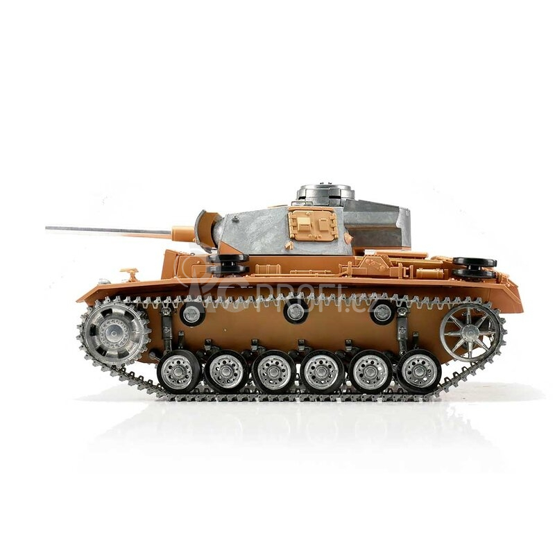 RC tank PzKpfw III. 1:16 IR, bez nátěru
