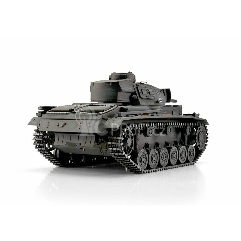 RC tank PzKpfw III. 1:16 IR, šedá