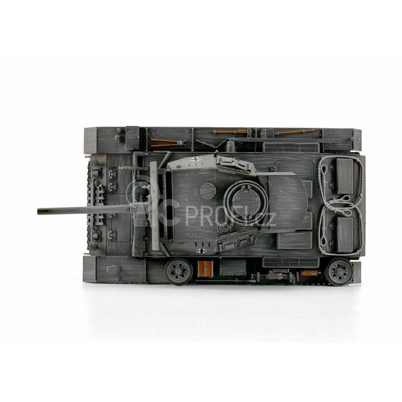 RC tank PzKpfw III. 1:16 IR, šedá