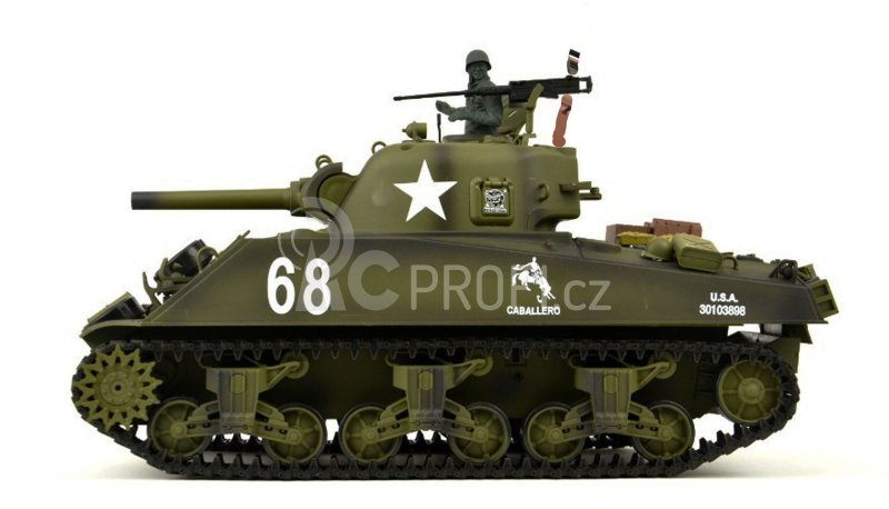 RC tank Sherman M4A3 1:16 BB IR