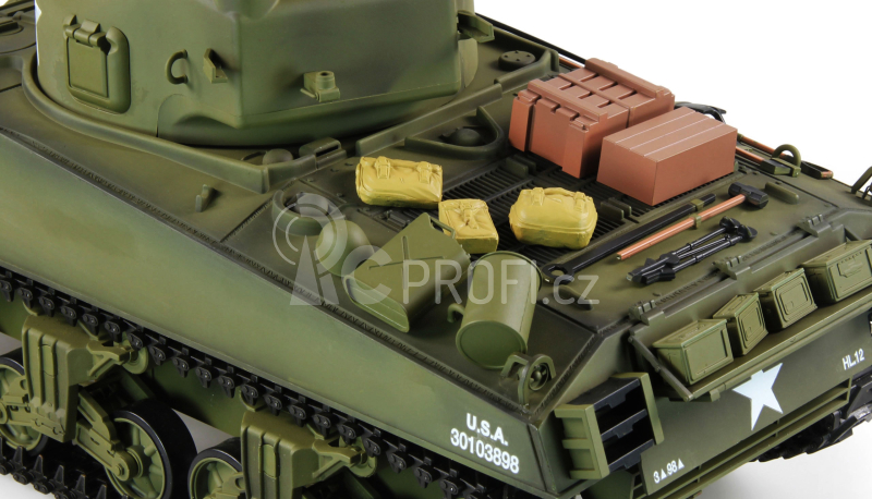 RC tank Sherman M4A3 1:16 BB IR