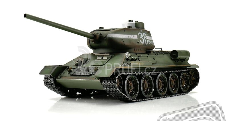RC tank T-34/85 1:16 IR, zelená