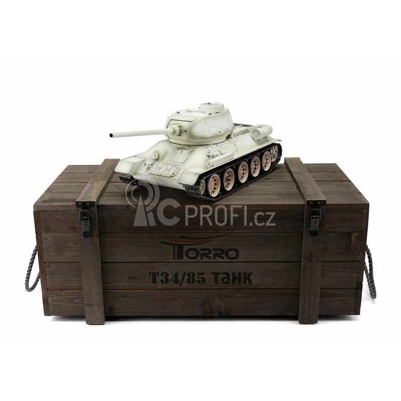 RC tank T-34/85 1:16 IR, zimní verze