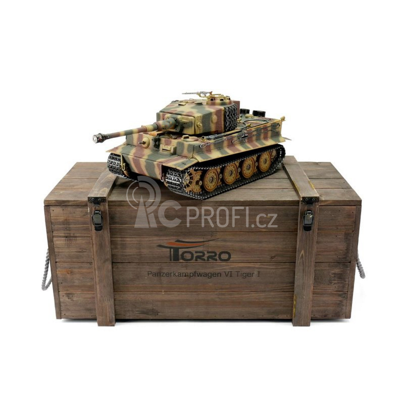 RC tank Tiger, pozdní verze 1:16 BB, kamufláž