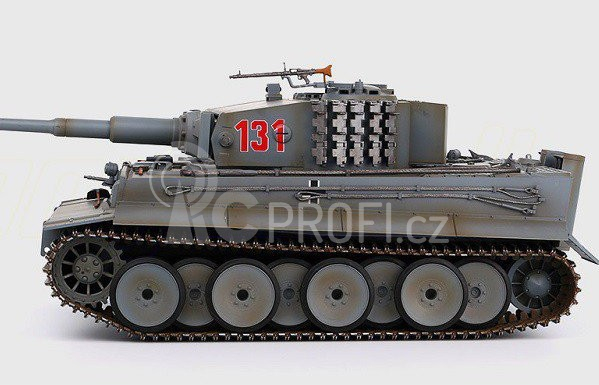 RC tank Tiger I 1:16 IR, šedá