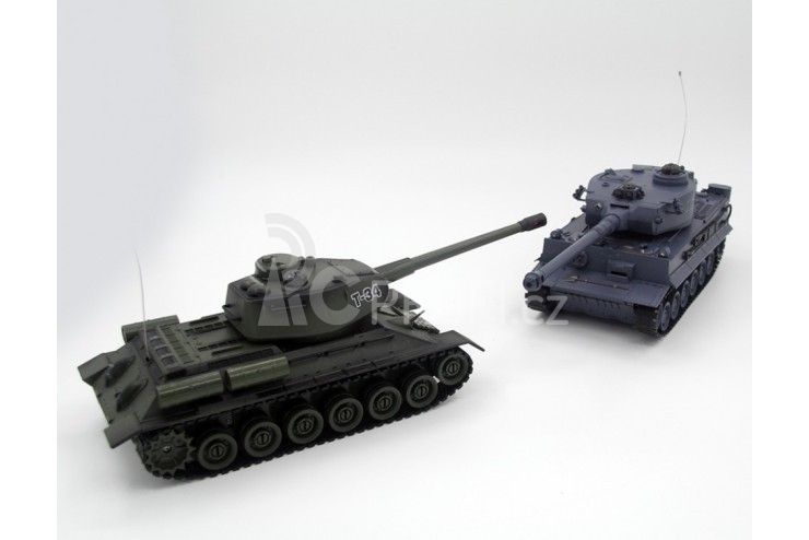 BAZAR - RC tanky Tiger I vs. T34/85